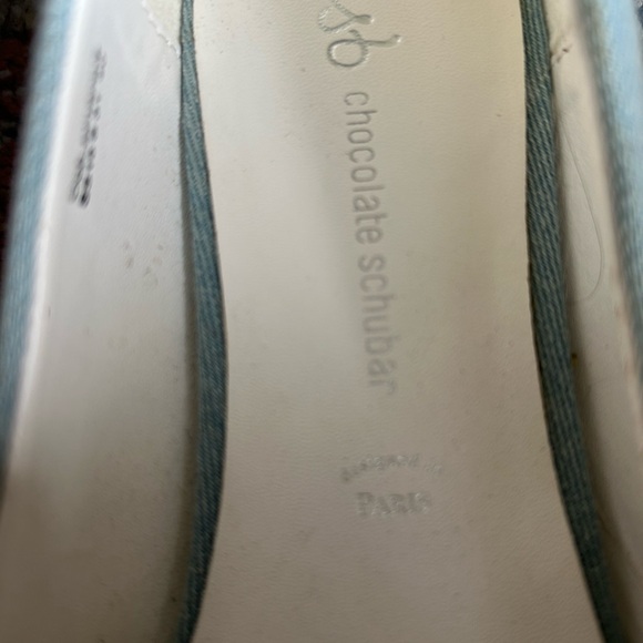 Chocolate Schubar Pineapple loafers. Stiff canvas. Size 9- love them - Picture 3 of 3